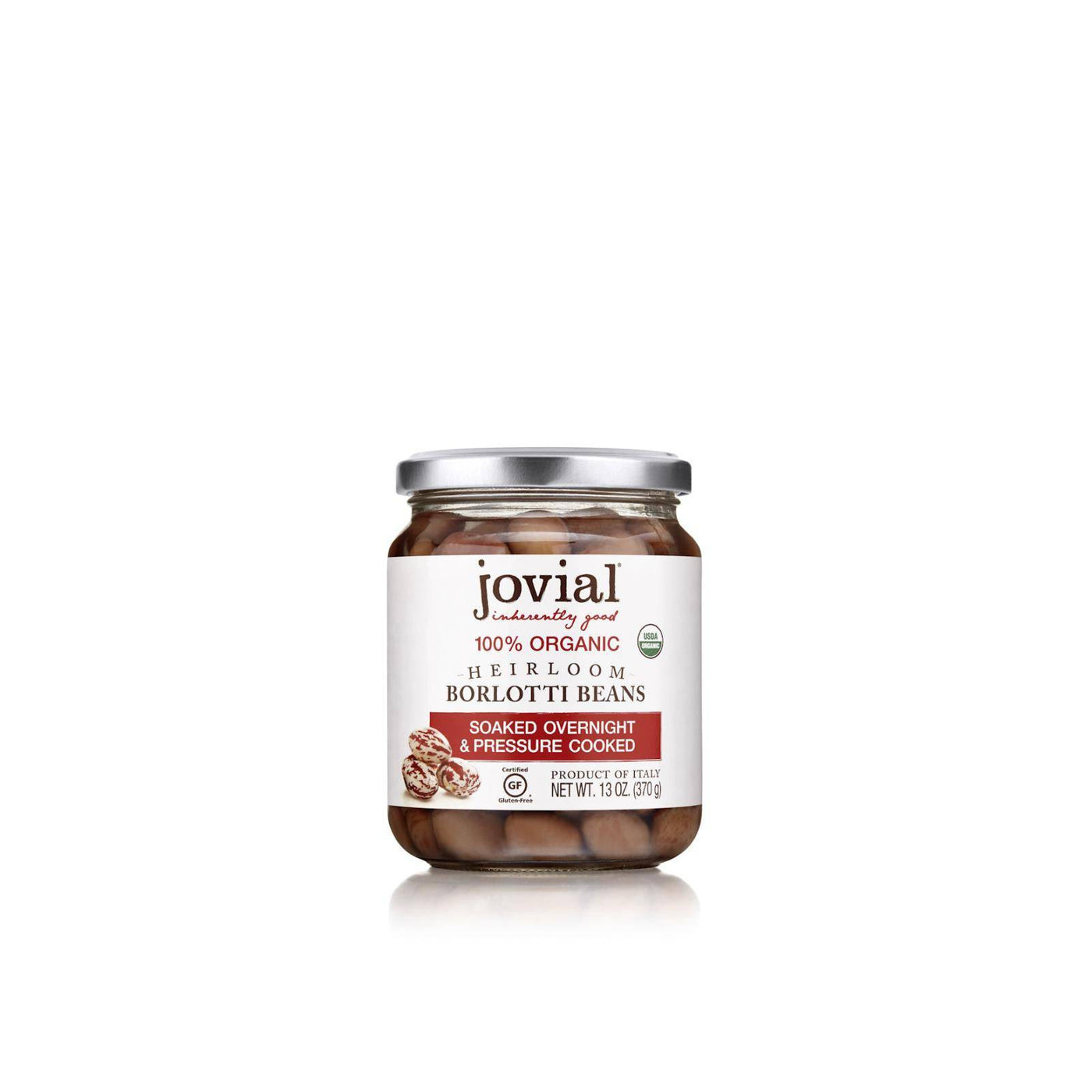 Buy Jovial - 100 Percent Organic Borlotti Beans - Case Of 6 - 13 Oz  at OnlyNaturals.us