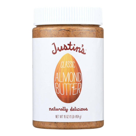 Buy Justin's Nut Butter Almond Butter - Classic - Case Of 6 - 16 Oz.  at OnlyNaturals.us