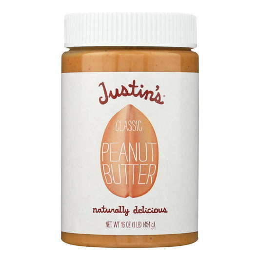 Buy Justin's Nut Butter Peanut Butter - Classic - Case Of 12 - 16 Oz.  at OnlyNaturals.us