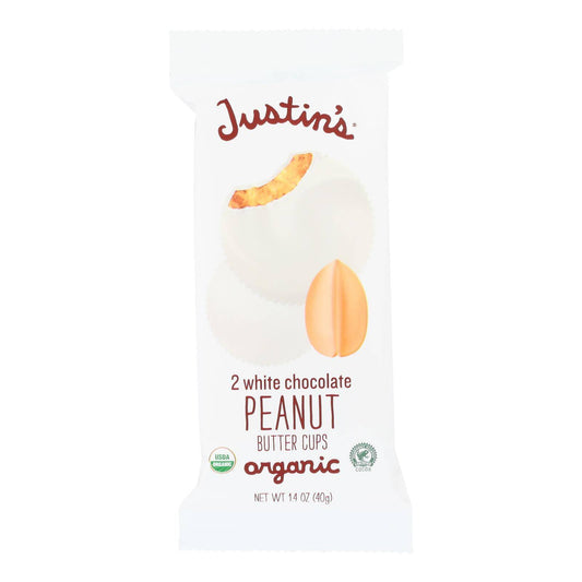 Justin's Nut Butter Peanut Butter Cups - White Chocolate - Case Of 12 - 1.4 Oz | OnlyNaturals.us