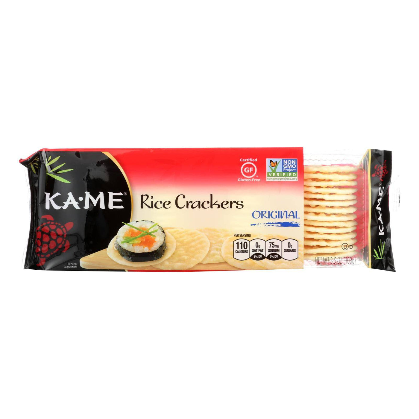 Buy Ka'me Rice Crackers - Original - Case Of 12 - 3.5 Oz.  at OnlyNaturals.us