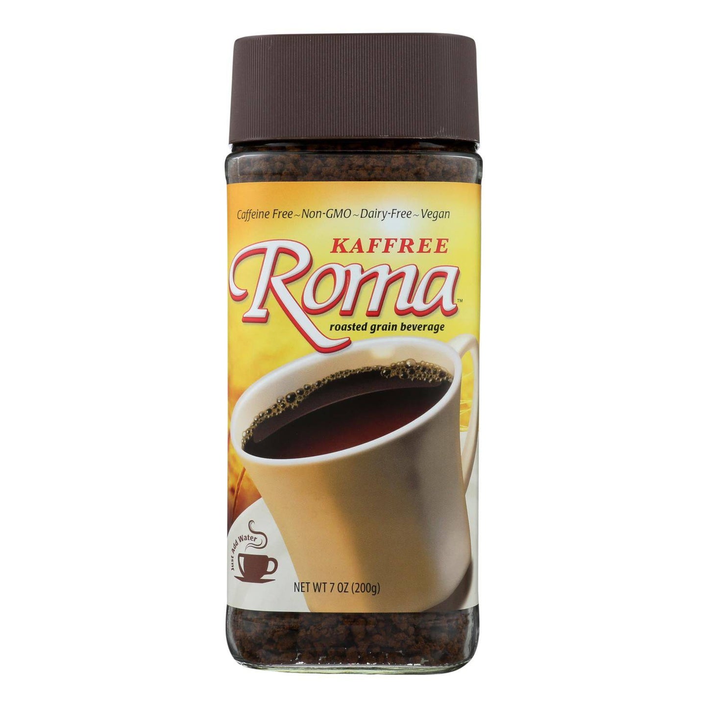 Buy Kaffree Instant Roasted Grain Beverage - Roma - Case Of 6 - 7 Oz.  at OnlyNaturals.us