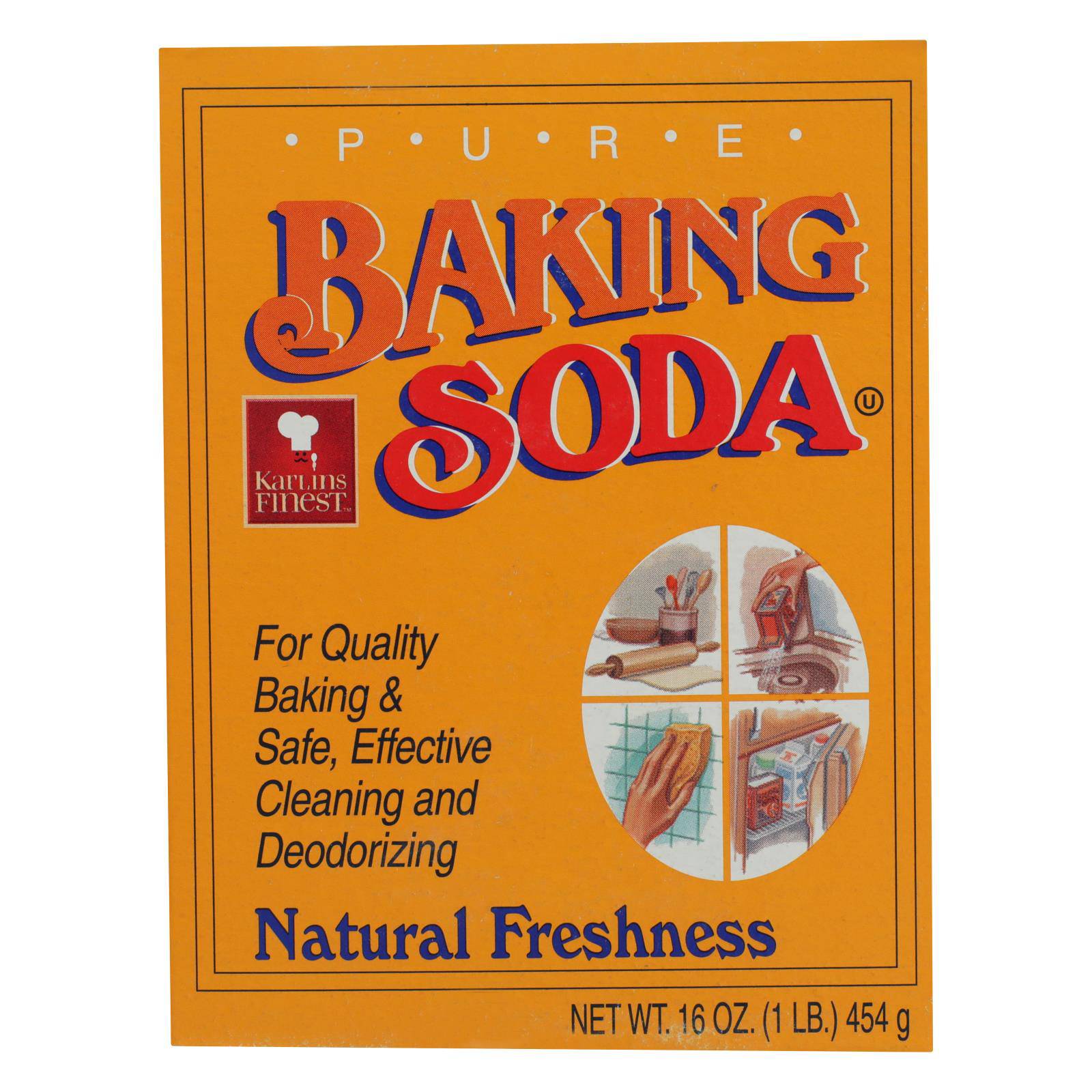 Karlin Food - Baking Soda - Case Of 24 - 16 Oz | OnlyNaturals.us