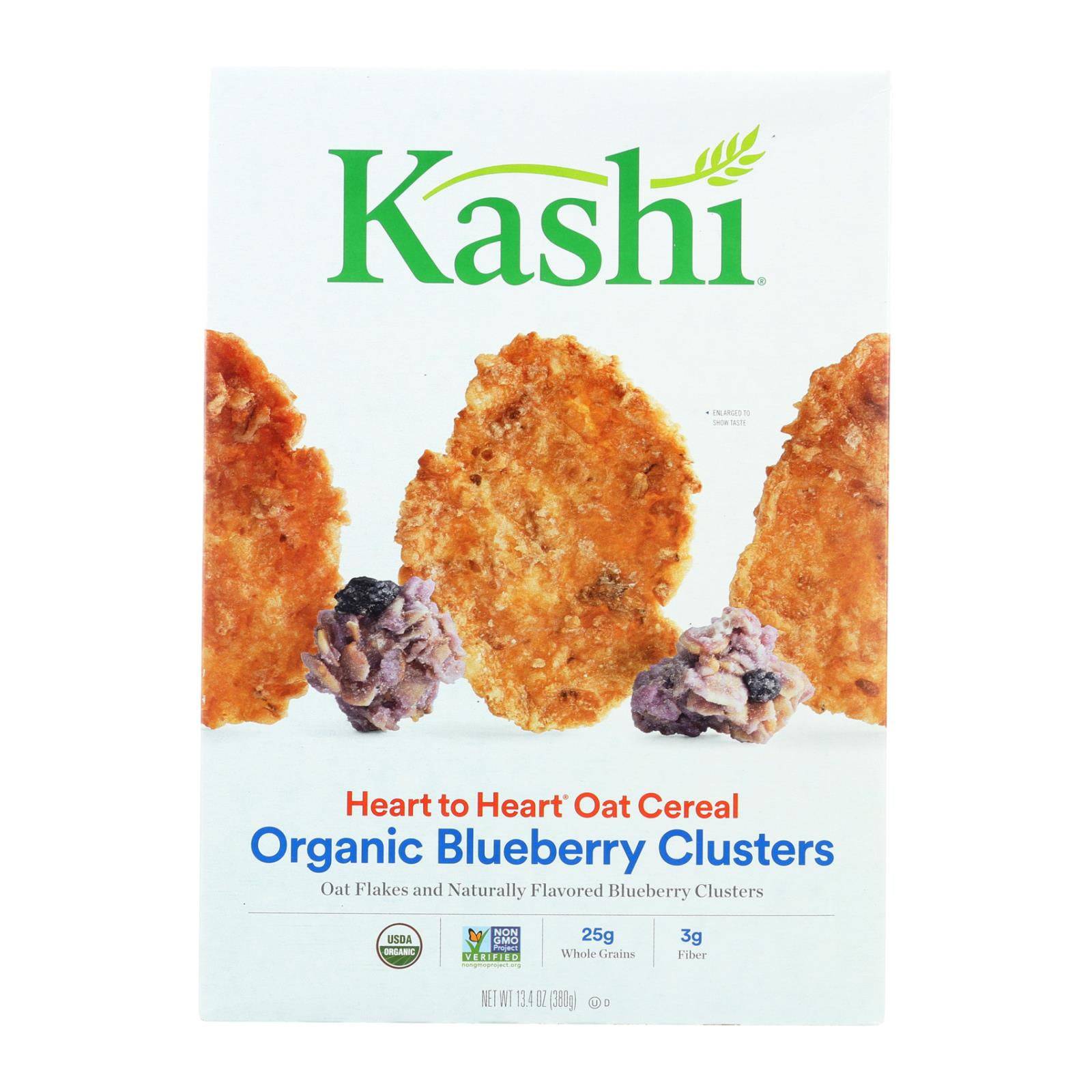 Kashi Heart To Heart Oat Flakes And Blueberry Clusters - Case Of 10 - 13.4 Oz. | OnlyNaturals.us