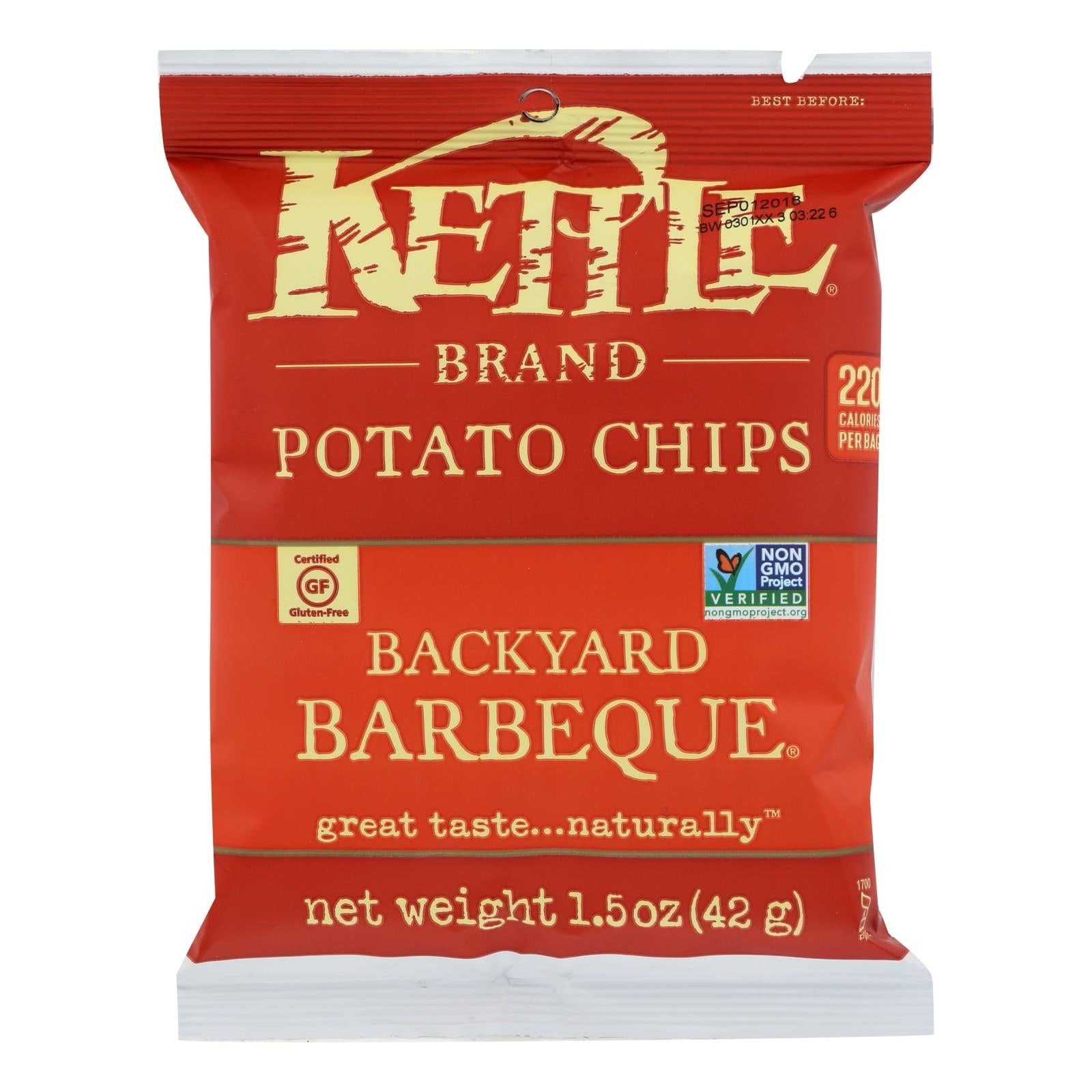 Buy Kettle Brand Potato Chips - Backyard Barbeque - 1.5 Oz - Case Of 24  at OnlyNaturals.us