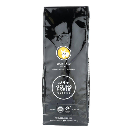 Kicking Horse Coffee - Whole Bean - Smart Ass - Case Of 6 - 10 Oz. | OnlyNaturals.us