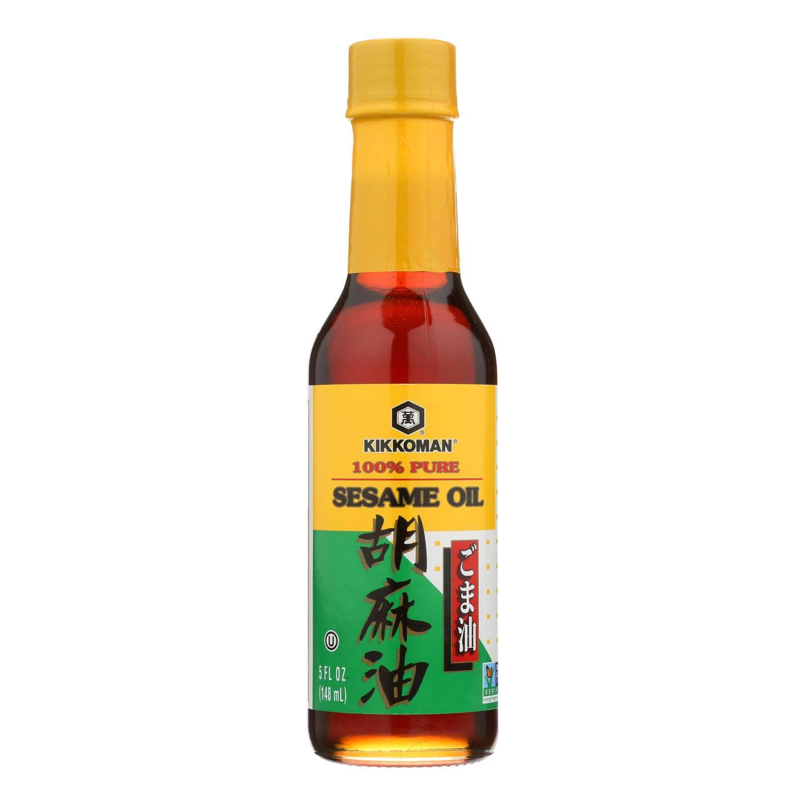 Kikkoman Sesame Oil - Case Of 12 - 5 Fl Oz. | OnlyNaturals.us