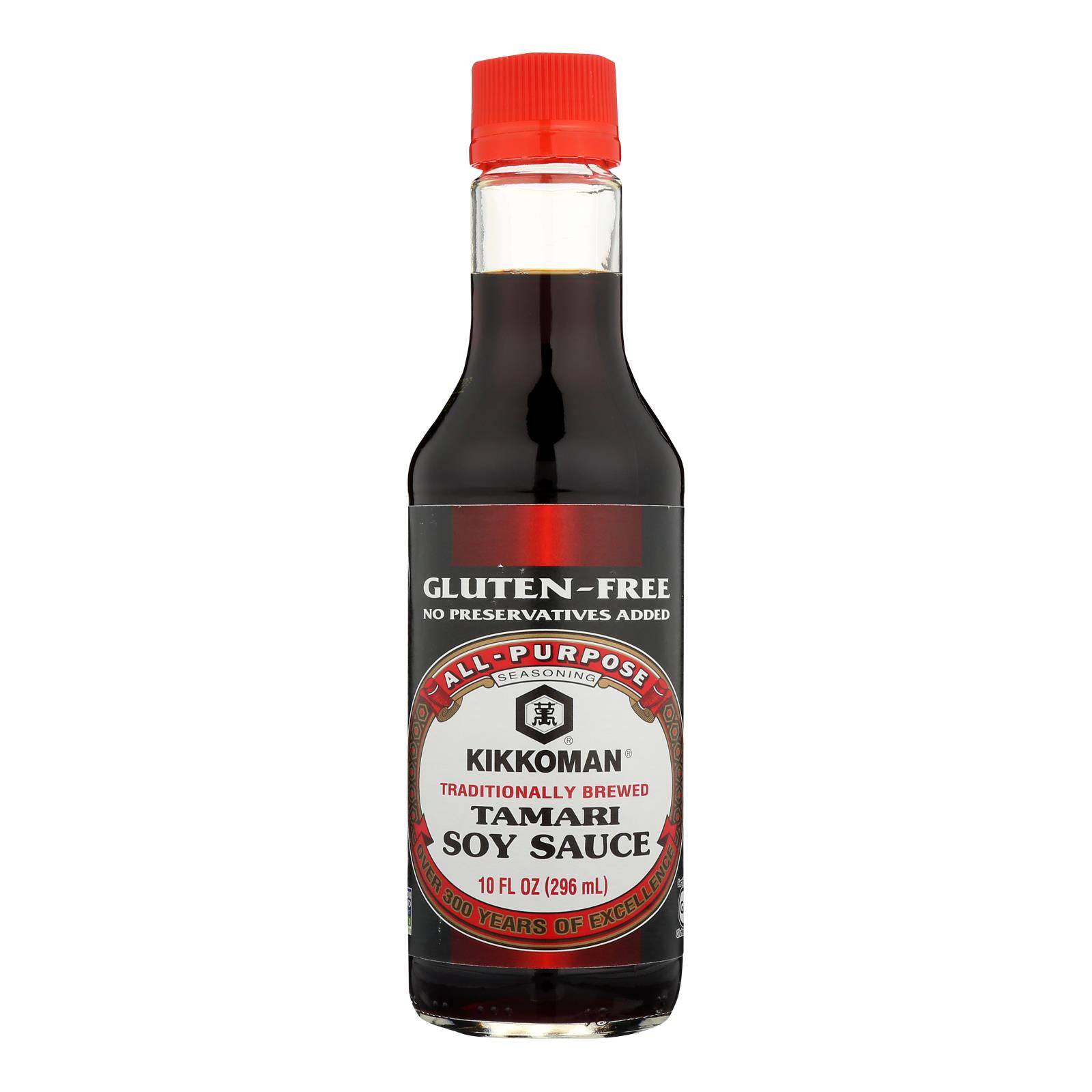 Buy Kikkoman Tamari Soy Sauce - Naturally Brewed - Case Of 6 - 10 Fl Oz  at OnlyNaturals.us