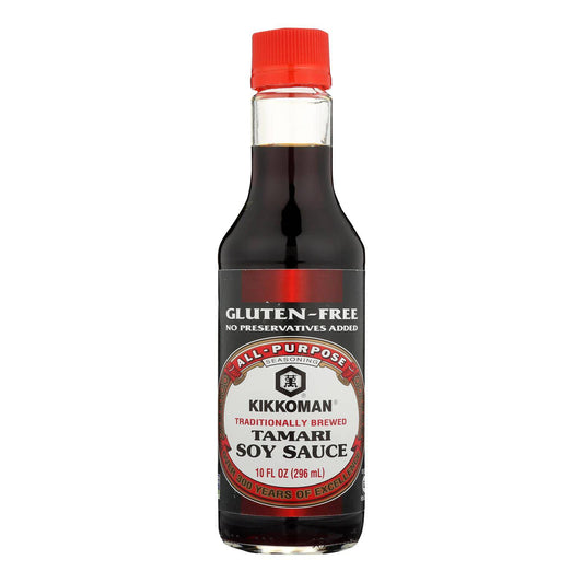 Buy Kikkoman Tamari Soy Sauce - Naturally Brewed - Case Of 6 - 10 Fl Oz  at OnlyNaturals.us