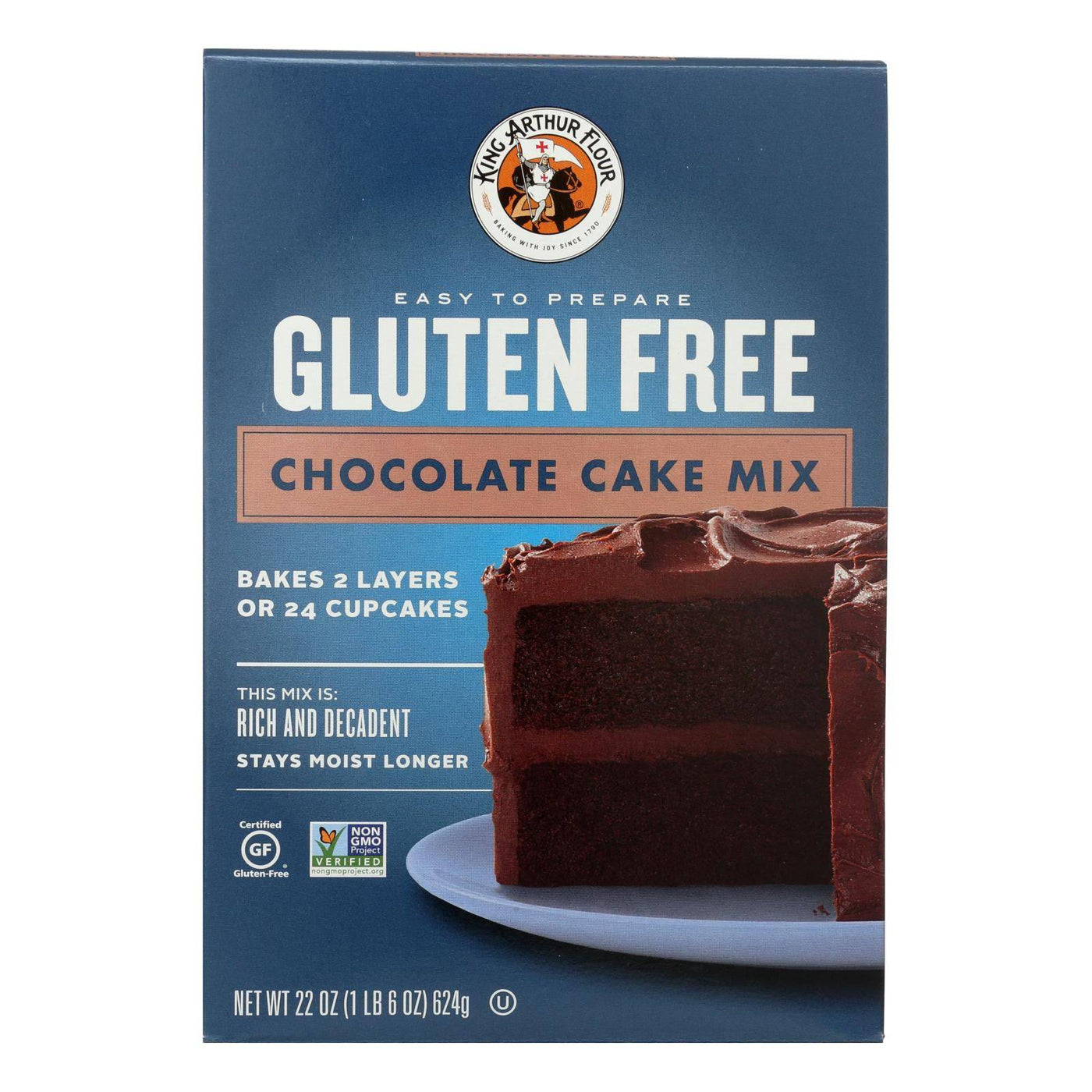 King Arthur Chocolate Cake - Case Of 6 - 22 Oz. | OnlyNaturals.us