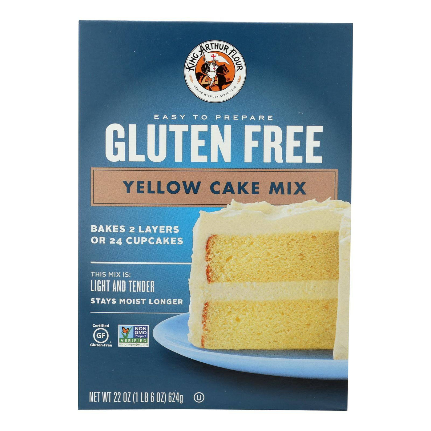 King Arthur Yellow Cake Mix - Case Of 6 - 22 Oz. | OnlyNaturals.us