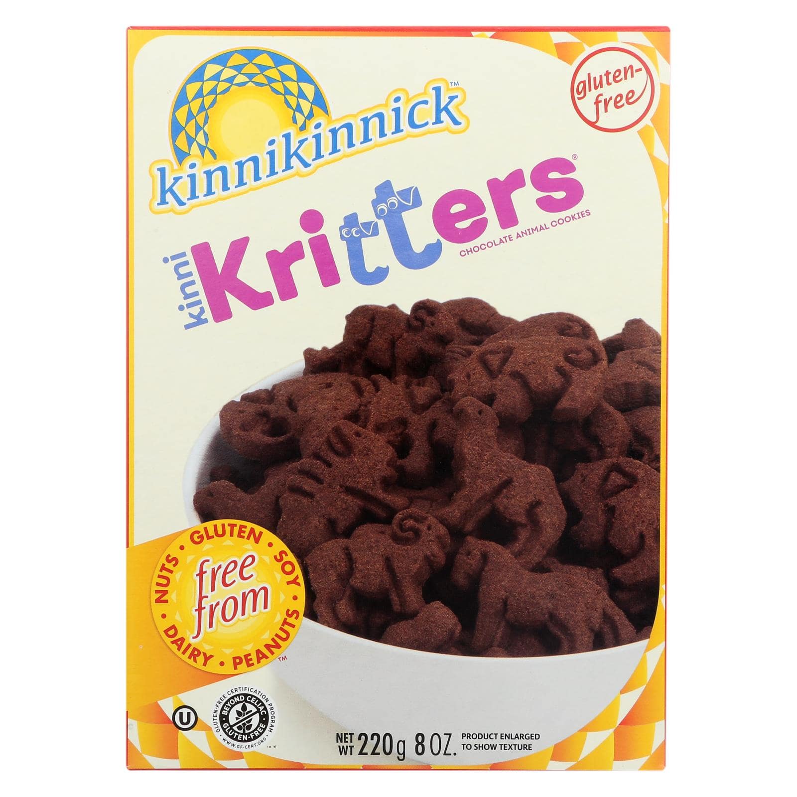 Kinnikinnick Animal Cookies - Case Of 6 - 8 Oz. | OnlyNaturals.us