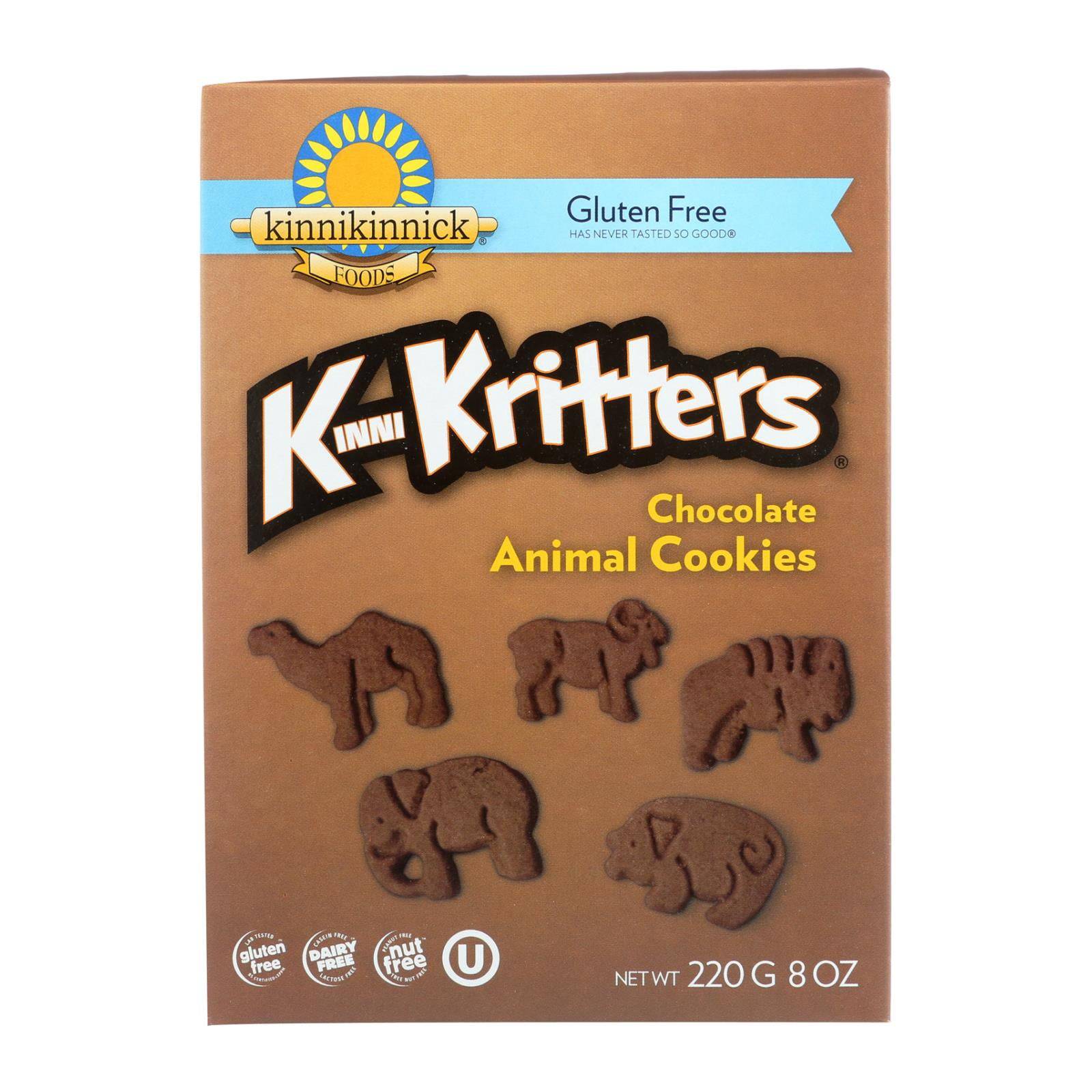 Kinnikinnick Animal Cookies - Case Of 6 - 8 Oz. | OnlyNaturals.us