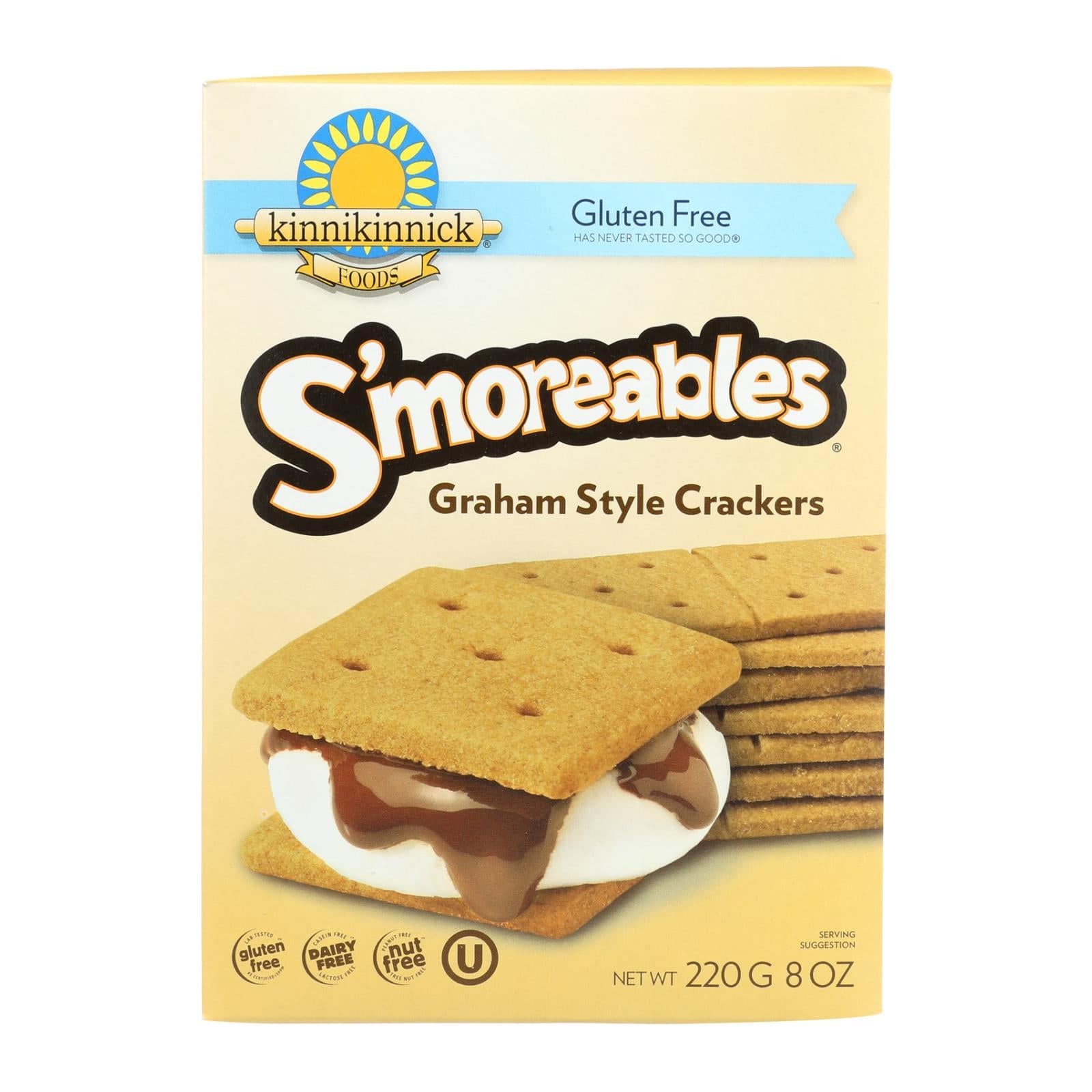 Buy Kinnikinnick Graham Style Crackers - Case Of 6 - 8 Oz.  at OnlyNaturals.us