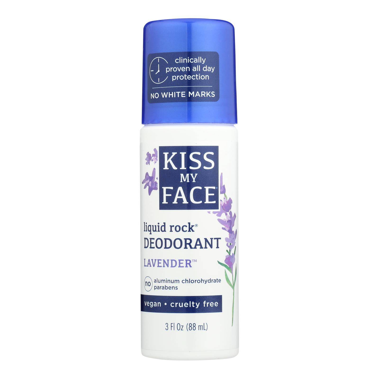 Buy Kiss My Face Deodorant Liquid Rock Roll-on Lavender - 3 Fl Oz  at OnlyNaturals.us