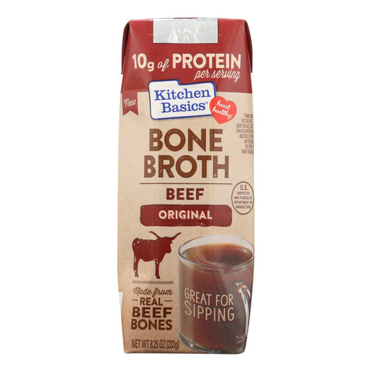 Kitchen Basics Beef Bone Broth - Case Of 12 - 8.25 Fz | OnlyNaturals.us