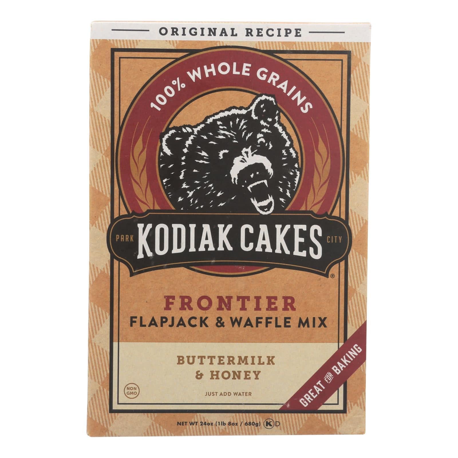 Buy Kodiak Cakes Flapjack And Waffle Mix - Buttermilk And Honey - Case Of 6 - 24 Oz.  at OnlyNaturals.us