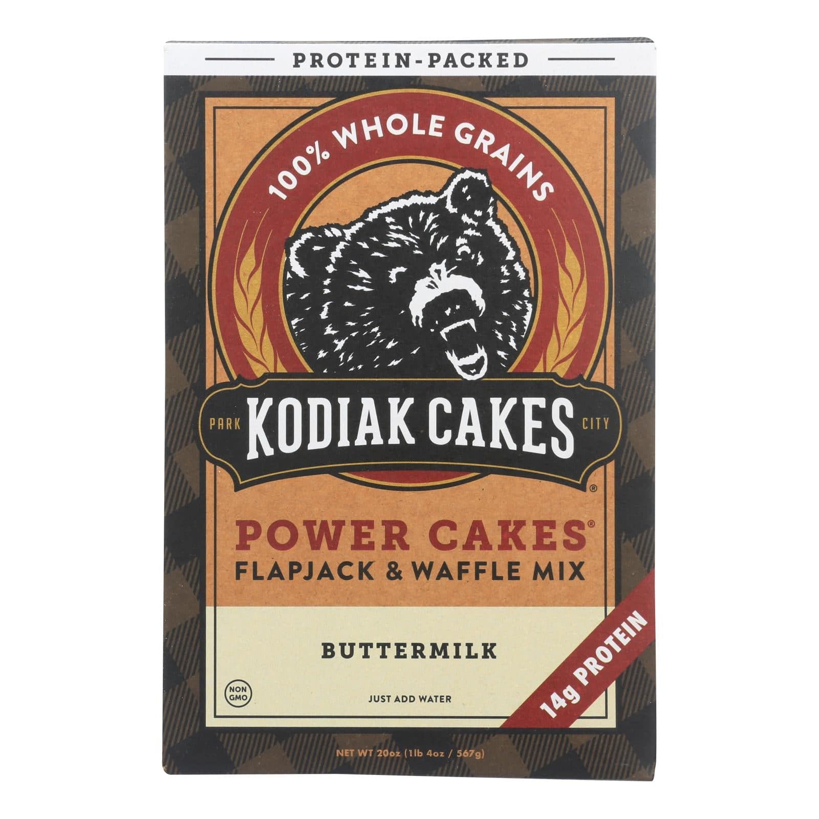 Buy Kodiak Cakes Power Cakes Flapjack & Waffle Mix - Case Of 6 - 20 Oz  at OnlyNaturals.us