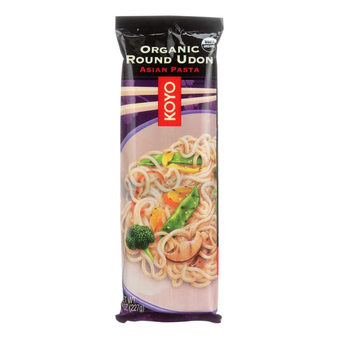 Buy Koyo Organic Round Udon Noodles - Case Of 12 - 8 Oz  at OnlyNaturals.us