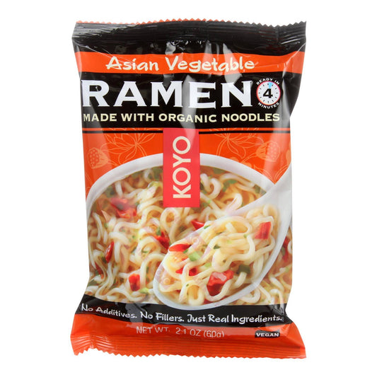 Koyo Ramen - Asian Vegetable - Case Of 12 - 2.1 Oz. | OnlyNaturals.us