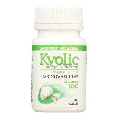 Buy Kyolic - Aged Garlic Extract Cardiovascular Formula 100 - 100 Tablets  at OnlyNaturals.us
