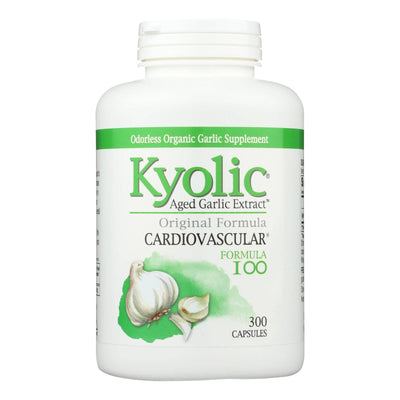 Kyolic - Aged Garlic Extract Cardiovascular Original Formula 100 - 300 Capsules | OnlyNaturals.us