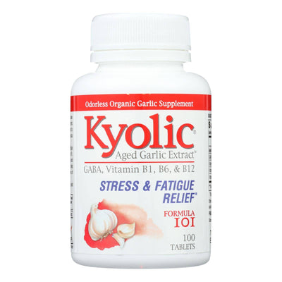 Kyolic - Aged Garlic Extract Stress And Fatigue Relief Formula 101 - 100 Tablets | OnlyNaturals.us