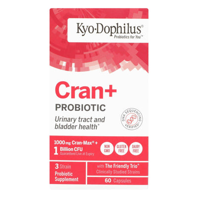 Kyolic - Cran Logic Cran-max Cranberry Extract Plus Probiotics - 60 Capsules | OnlyNaturals.us