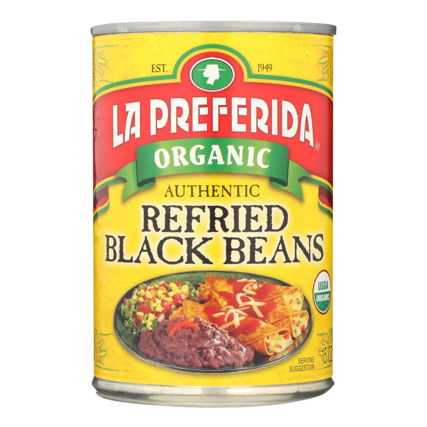Buy La Preferida Beans - Organic Beans - Case Of 12 - 15 Oz.  at OnlyNaturals.us