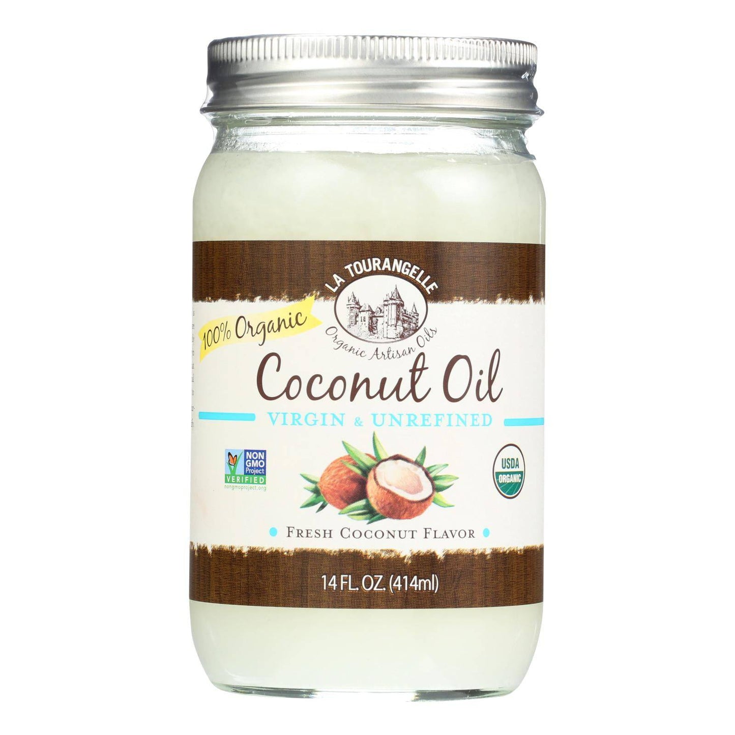 La Tourangelle Coconut Oil - Case Of 6 - 14 Fl Oz. | OnlyNaturals.us