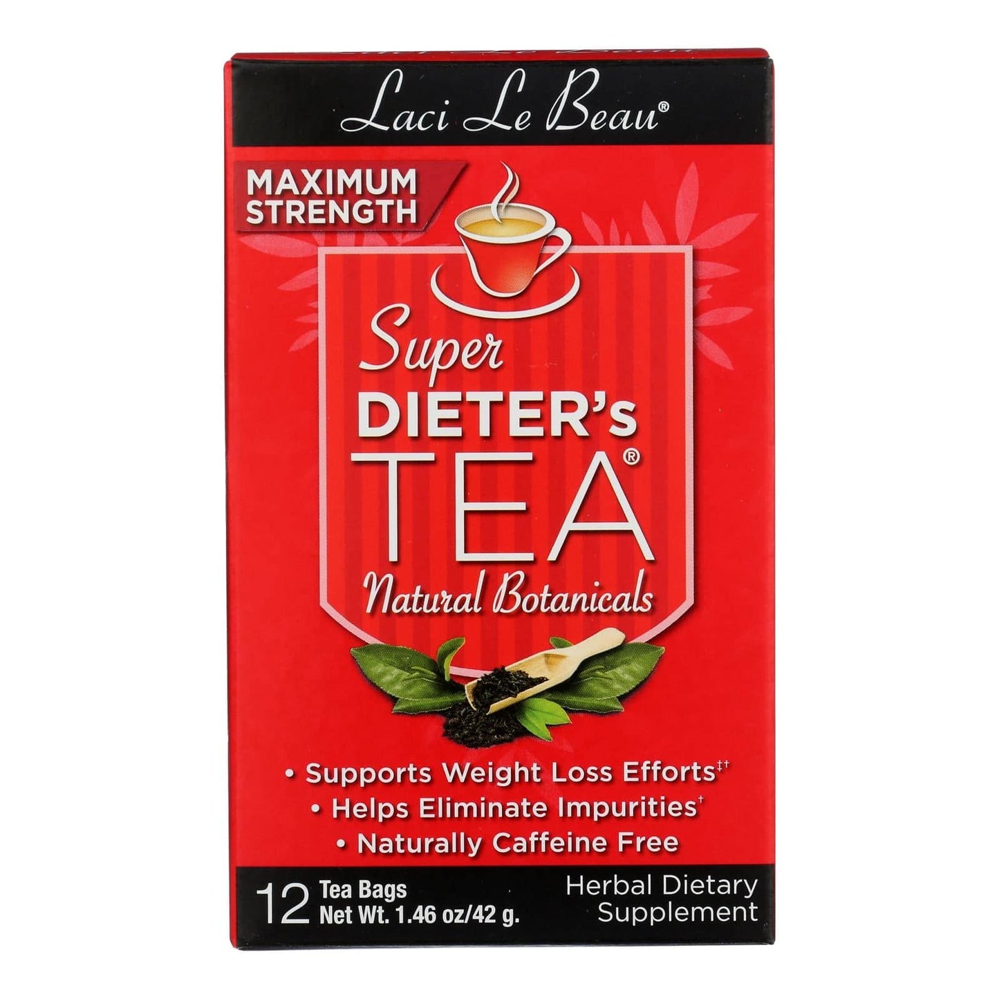 Buy Laci Le Beau Maximum Strength Super Dieter's Tea - 12 Tea Bags  at OnlyNaturals.us