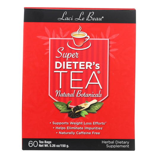 Buy Laci Le Beau Super Dieter's Tea All Natural Botanicals - 60 Tea Bags  at OnlyNaturals.us