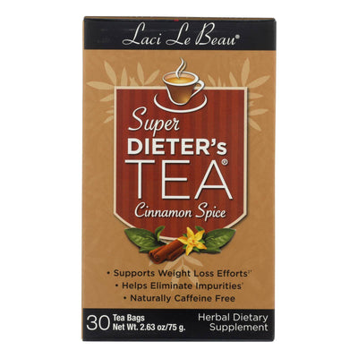 Laci Le Beau Super Dieter's Tea Cinnamon Spice - 30 Tea Bags | OnlyNaturals.us