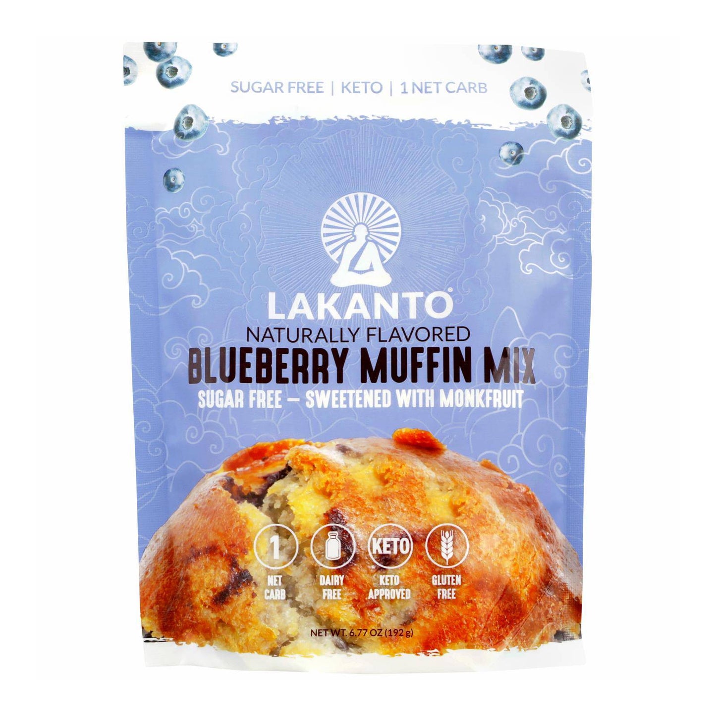 Lakanto - Muffin Mix Blueberry - Case Of 8-6.77 Oz | OnlyNaturals.us