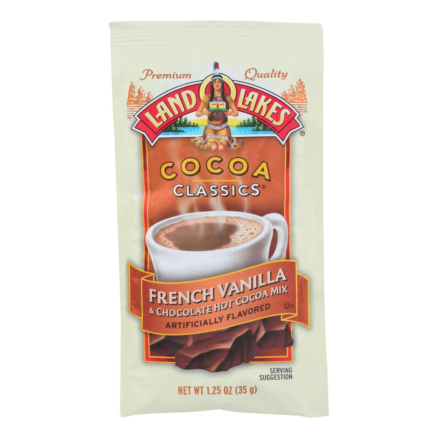 Land O Lakes Cocoa Classic Mix - French Vanilla And Chocolate - 1.25 Oz - Case Of 12 | OnlyNaturals.us