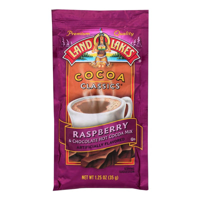 Land O Lakes Cocoa Classic Mix - Raspberry And Chocolate - 1.25 Oz - Case Of 12 | OnlyNaturals.us