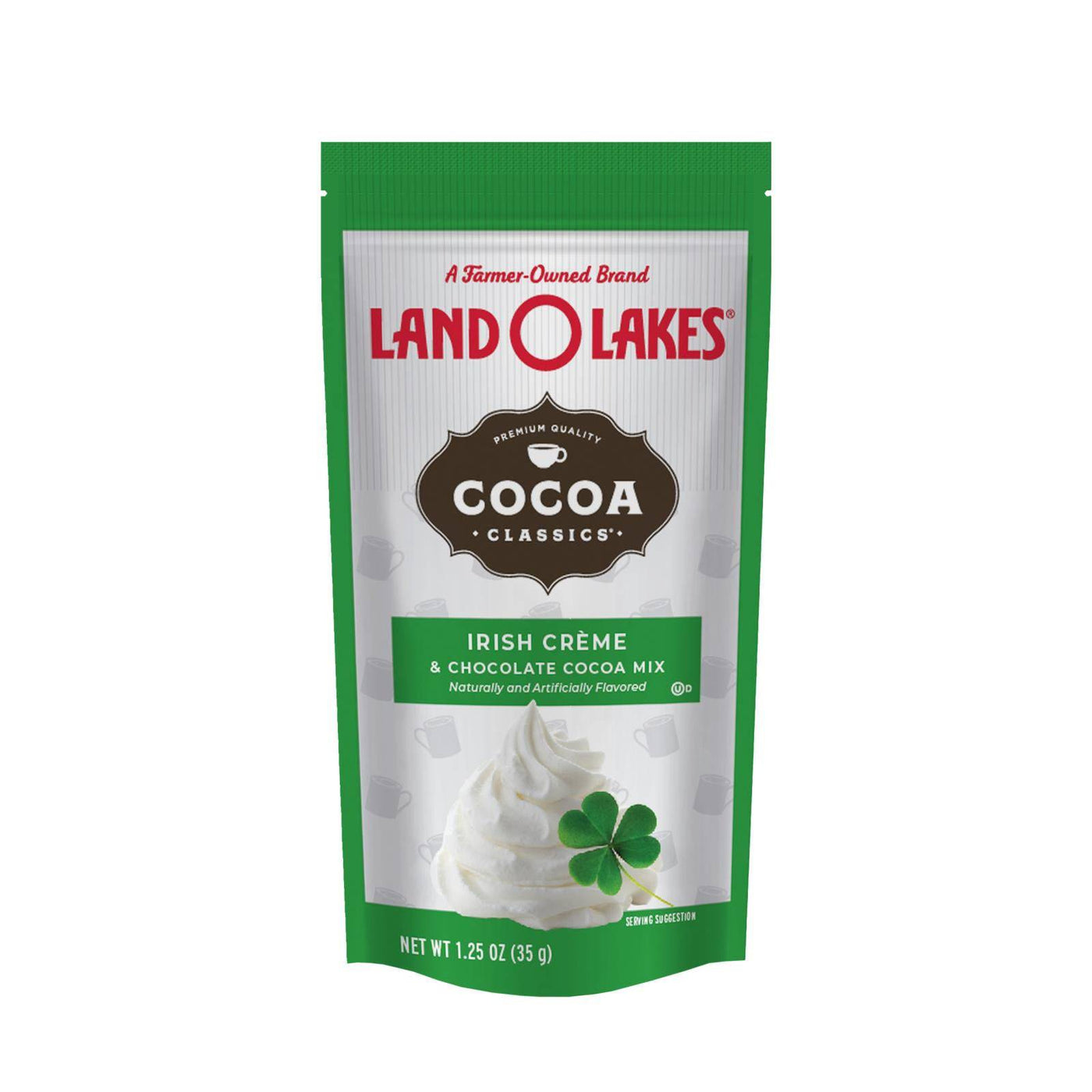 Land O Lakes Cocoa Classic Mix - Irish Creme And Chocolate - 1.25 Oz - Case Of 12 | OnlyNaturals.us