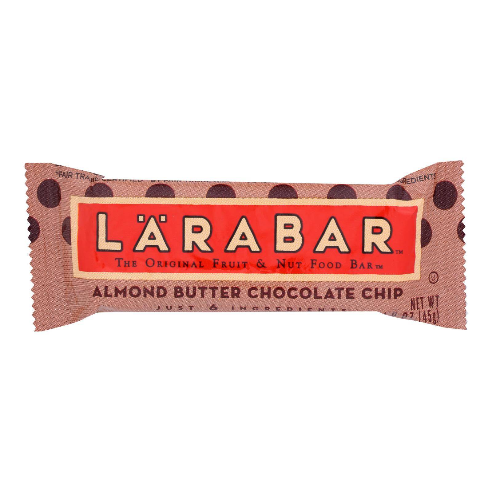 Larabar - Original Fruit And Nut Bar - Almond Butter Chocolate Chip - Case Of 16 - 1.6 Oz. | OnlyNaturals.us