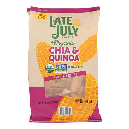 Late July Snacks - Tort Chip Chia Quinoa - Case Of 9-10.1 Oz | OnlyNaturals.us