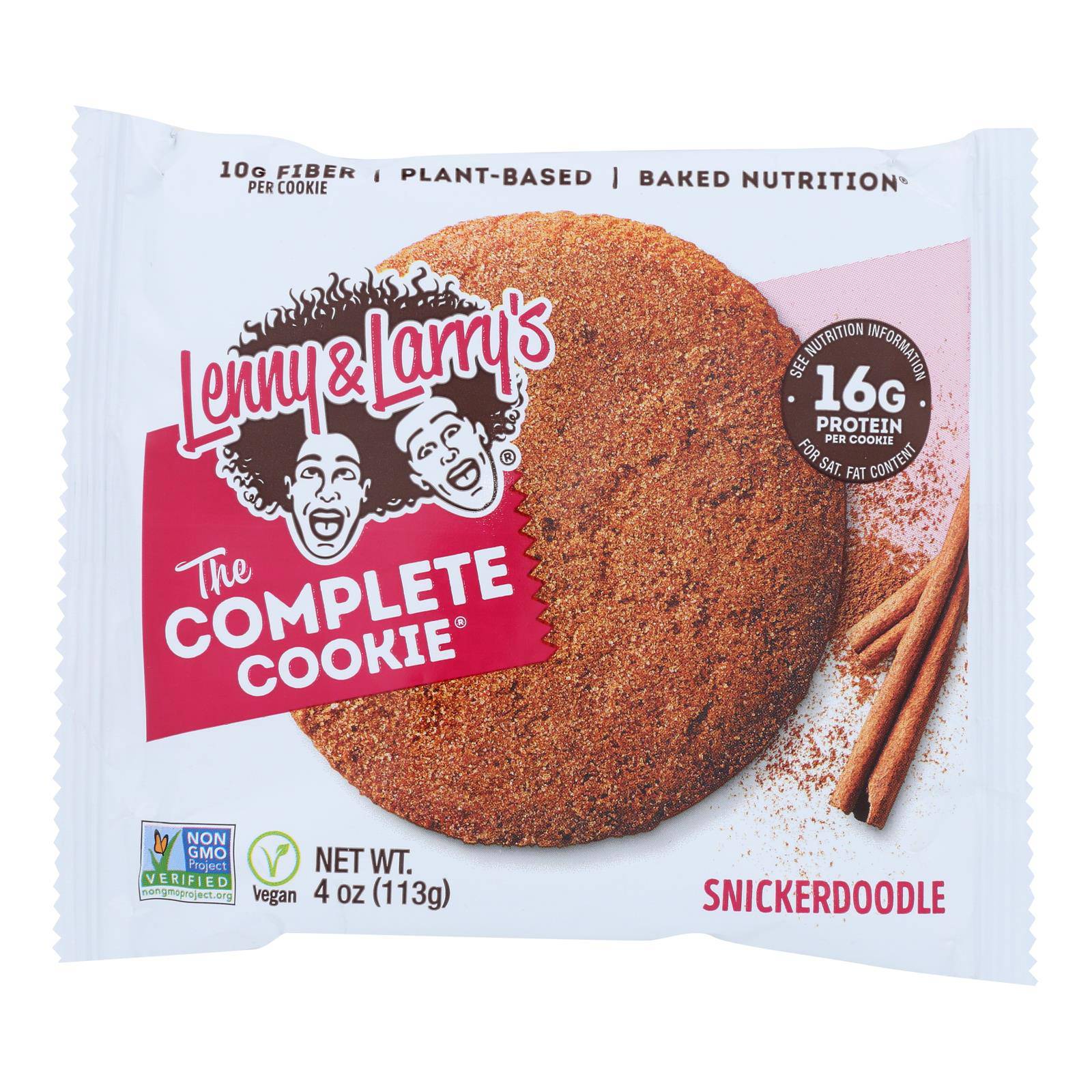 Lenny And Larry's Snickerdoodle Cookie - Cinnamon - Case Of 12 - 4 Oz. | OnlyNaturals.us