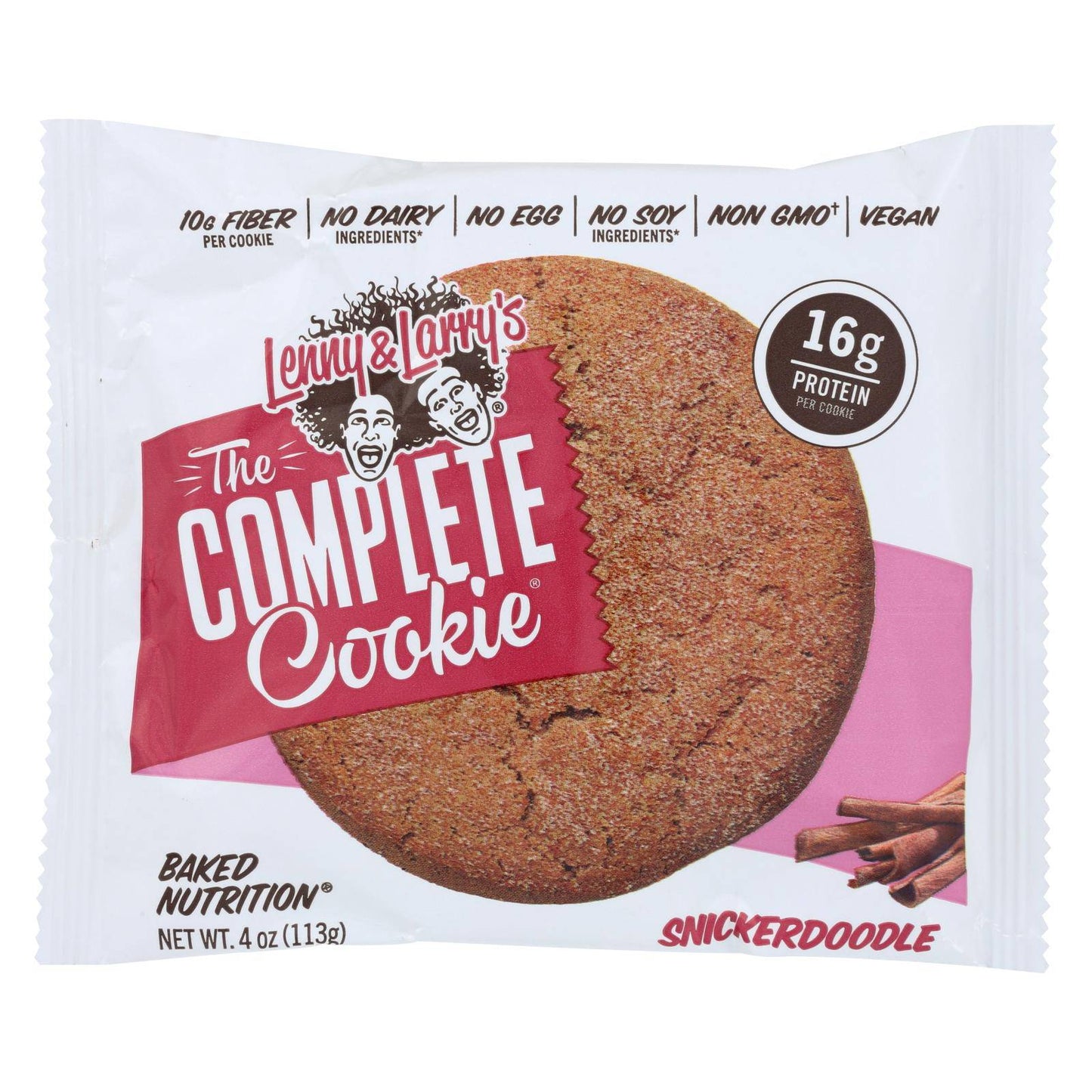 Lenny And Larry's Snickerdoodle Cookie - Cinnamon - Case Of 12 - 4 Oz. | OnlyNaturals.us