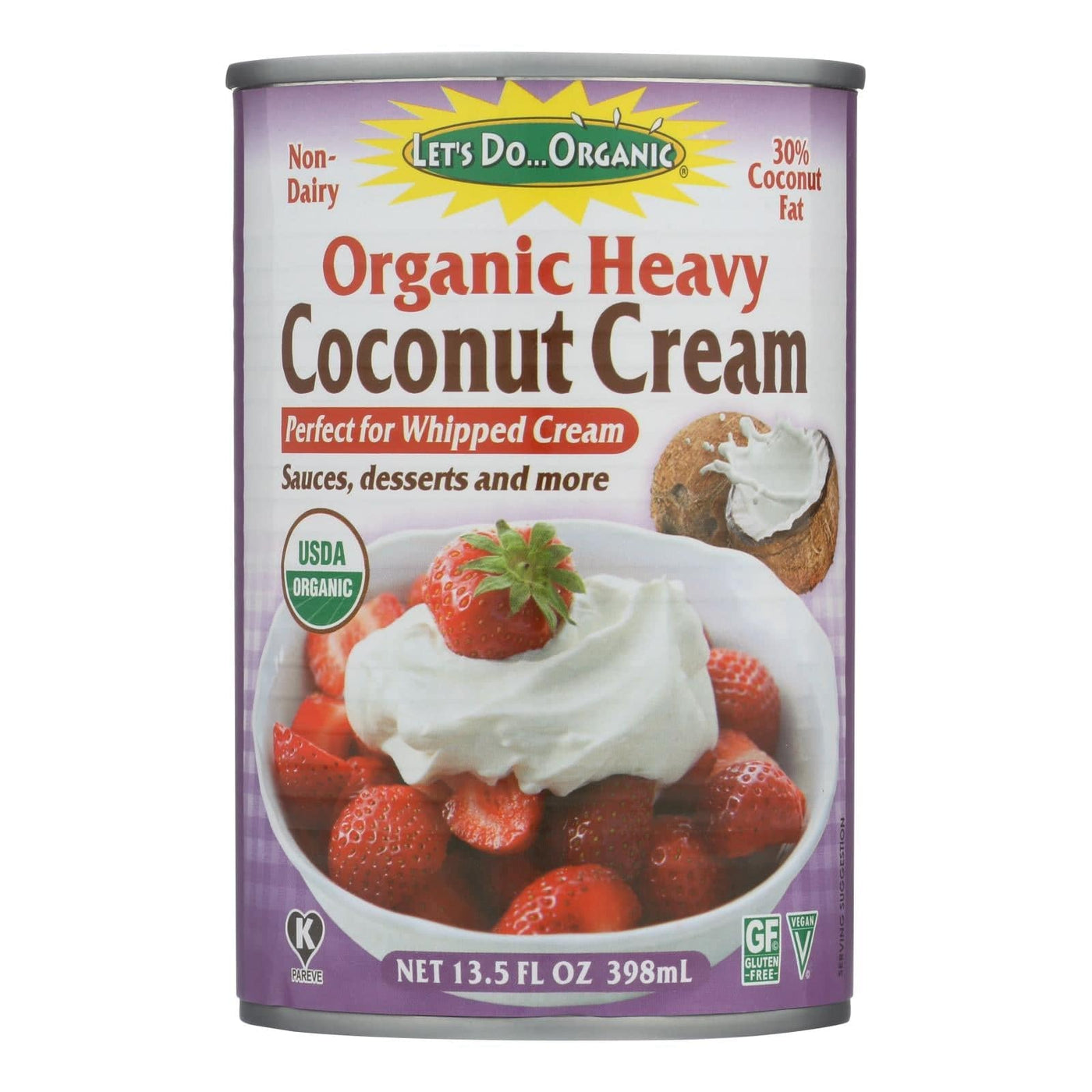 Let's Do Organic Coconut Cream - Organic - Heavy - Case Of 12 - 13.5 Fl Oz | OnlyNaturals.us
