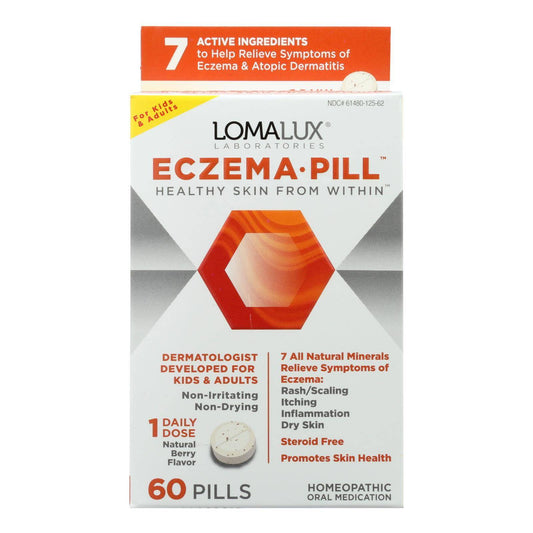 Loma Lux Laboratories Acne Eczema - Chewable - Quick Dissolving - 60 Count | OnlyNaturals.us