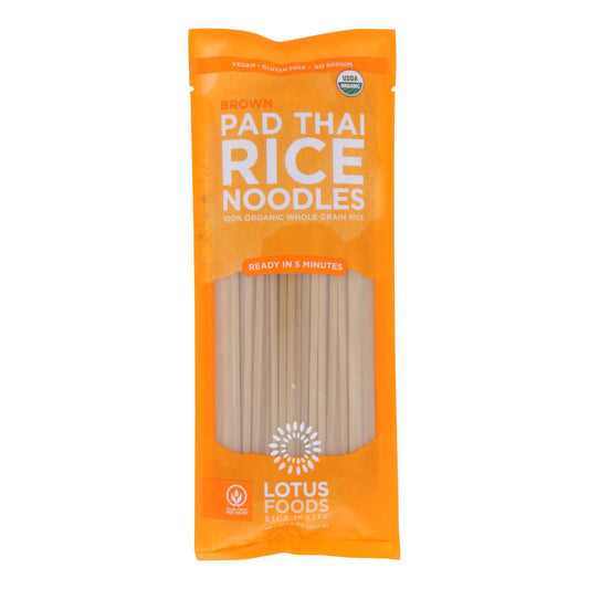 Lotus Foods Noodles - Organic - Brown Rice Pad Thai - Case Of 8 - 8 Oz | OnlyNaturals.us
