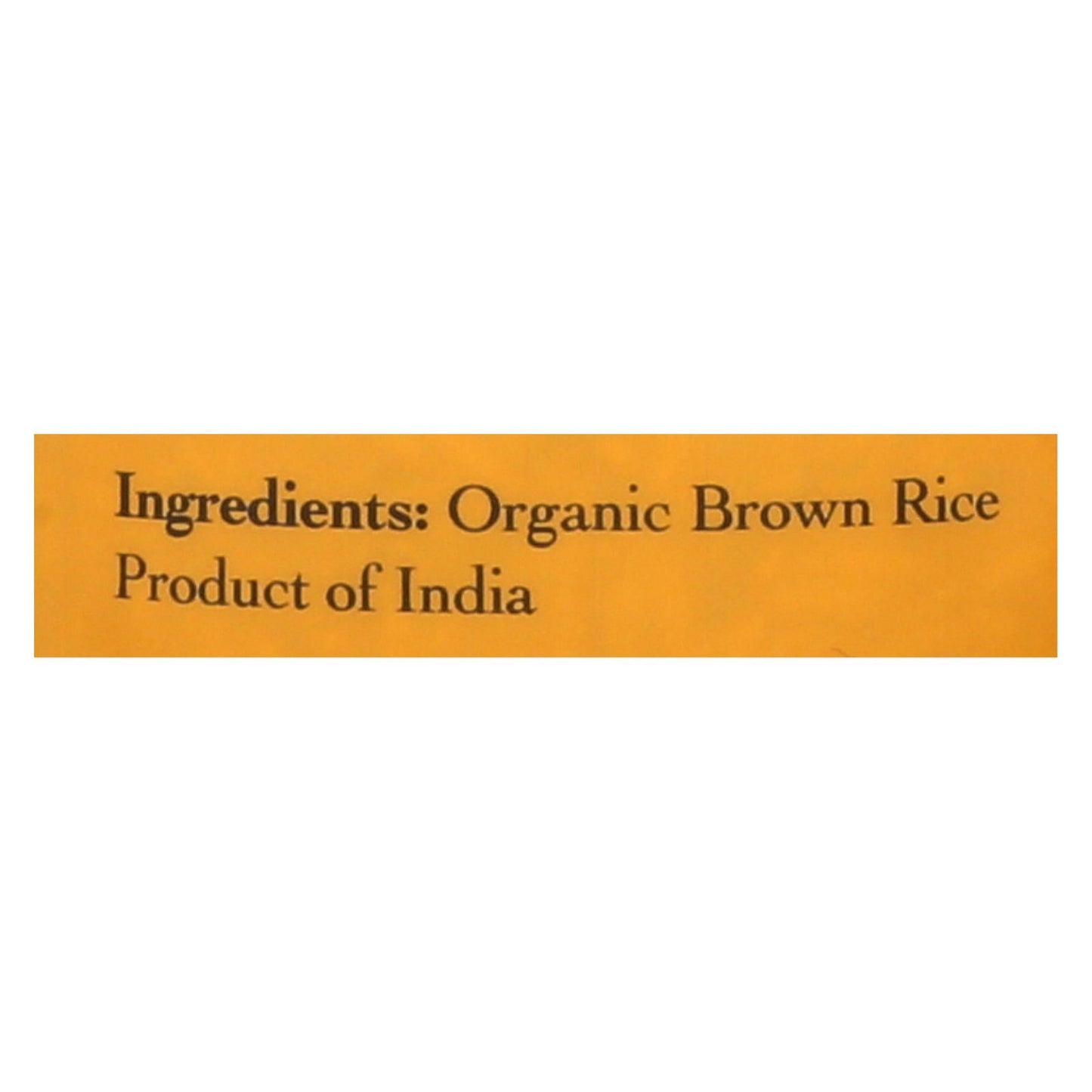 Buy Lotus Foods Organic Rice - Brown Basmati - Case Of 6 - 30 Oz  at OnlyNaturals.us