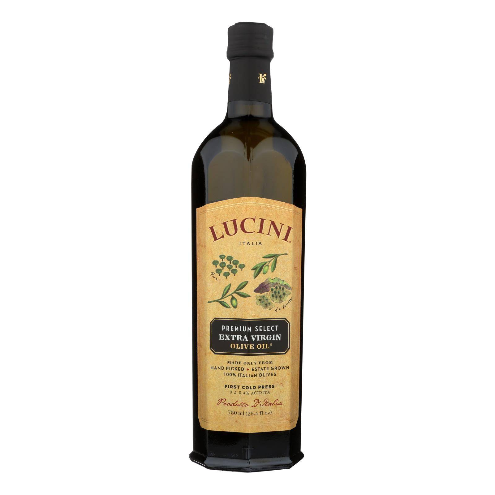 Buy Lucini Italia Premium Select Extra Virgin Olive Oil - Case Of 6 - 25.4 Fl Oz.  at OnlyNaturals.us