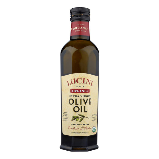 Lucini Italia Extra Virgin Olive Oil  - Case Of 6 - 16.9 Fz | OnlyNaturals.us