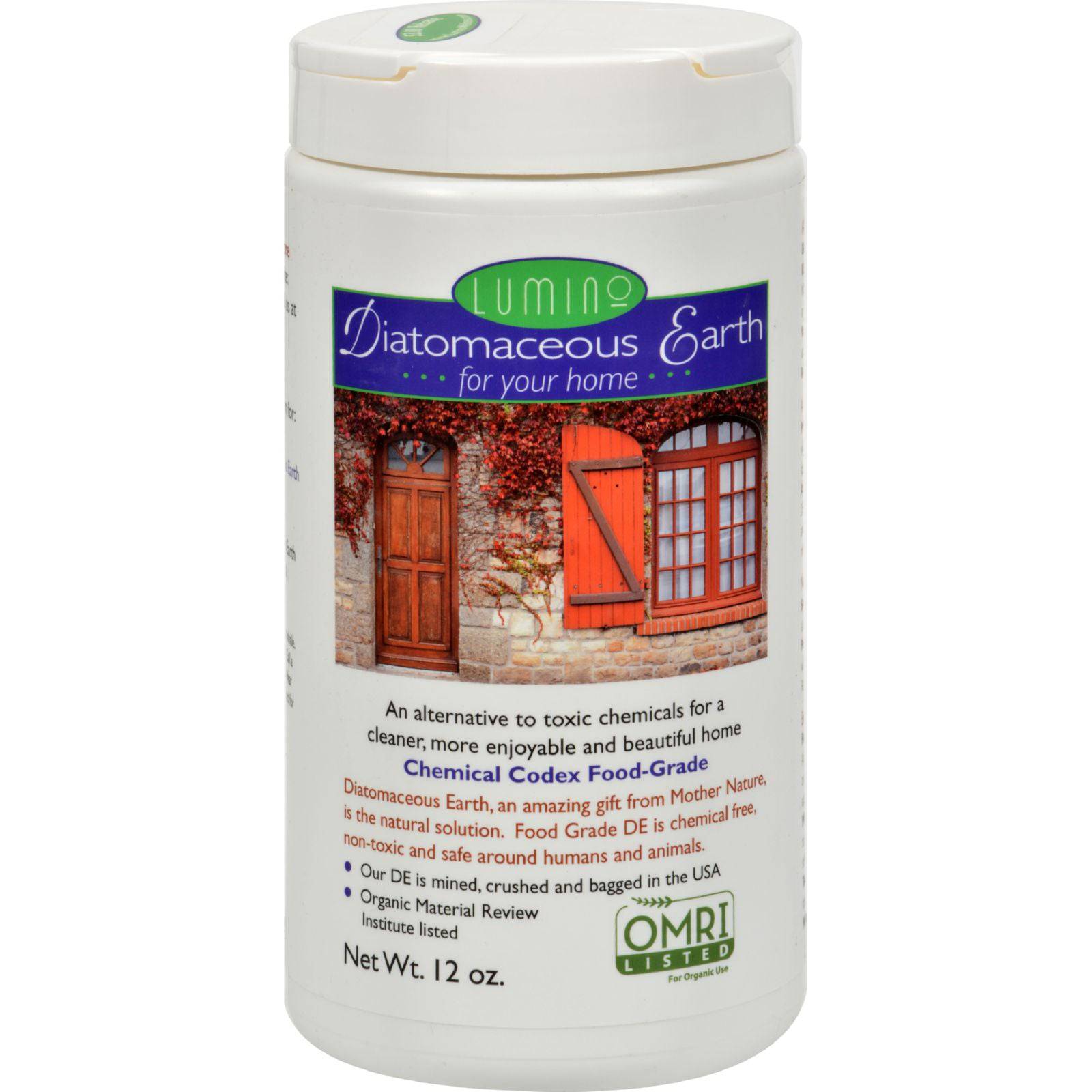 Lumino Home Diatomaceous Earth - 12 Oz | OnlyNaturals.us