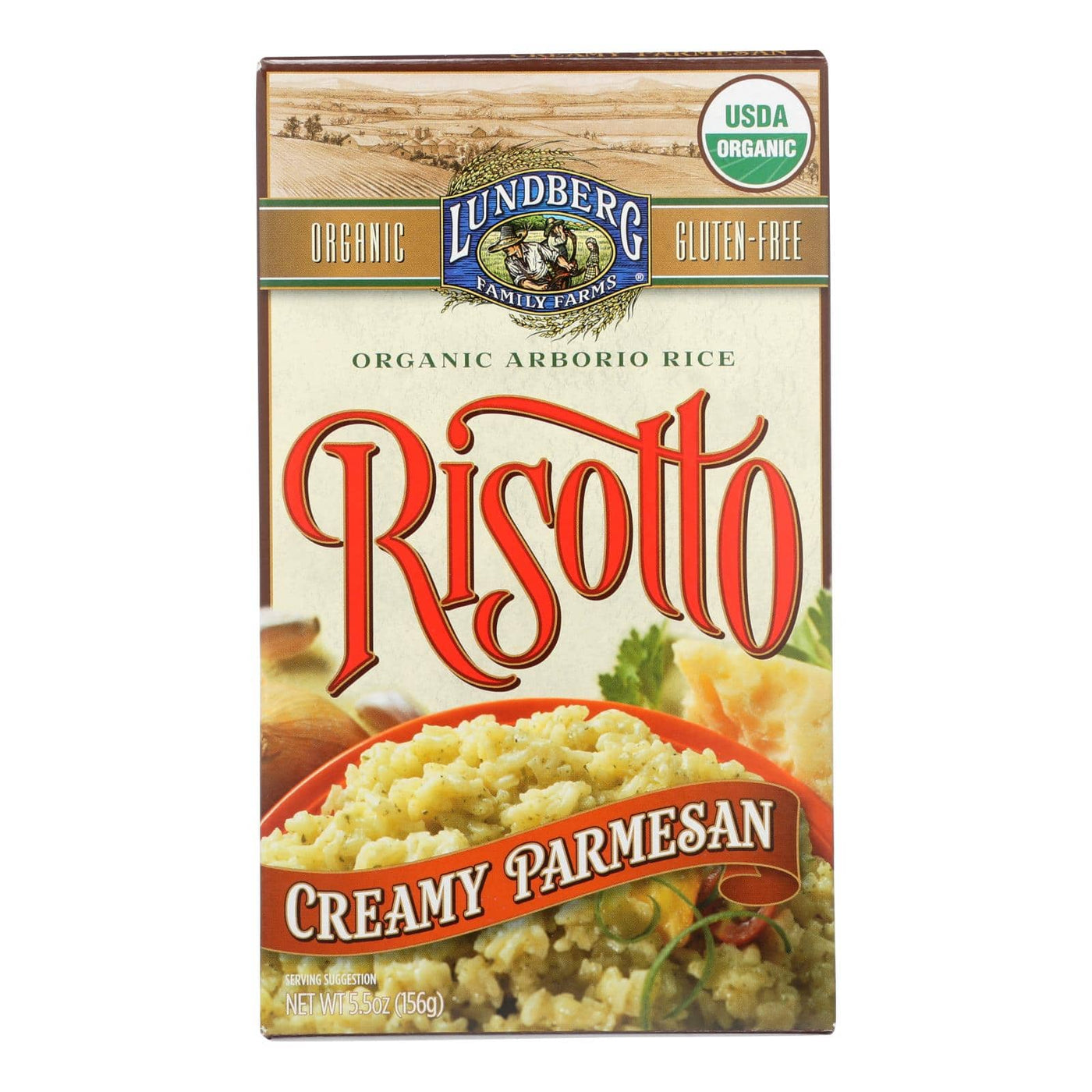 Lundberg Family Farms Organic Risotto - Creamy Parmesan - Case Of 6 - 5.5 Oz | OnlyNaturals.us