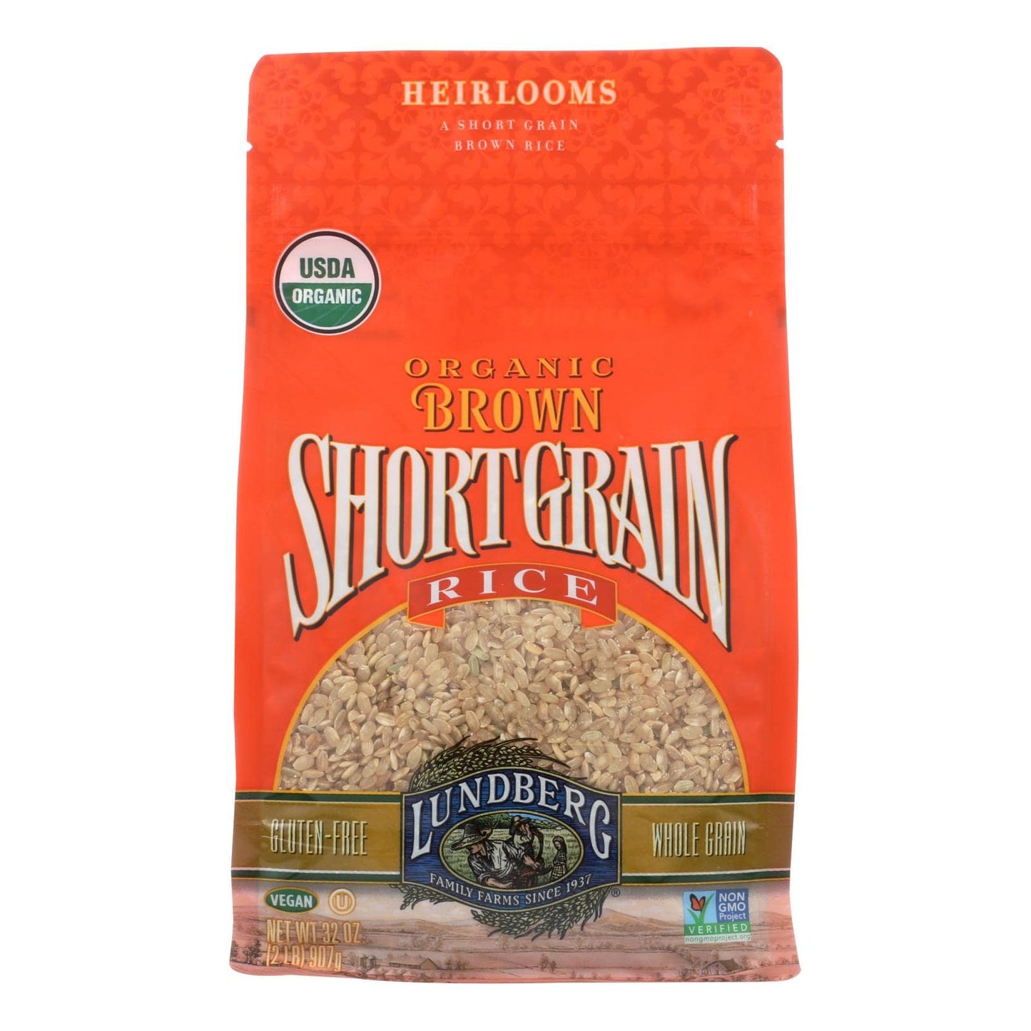 Buy Lundberg Family Farms Organic Short Grain Brown Rice - Case Of 6 - 2 Lb.  at OnlyNaturals.us